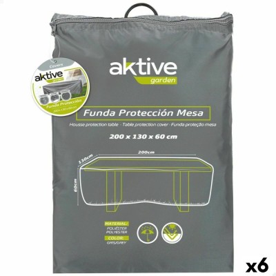 Husă de Protecție Aktive Mese 200 x 60 x 130 cm (6 Unități) foto