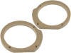 Set 2 distantiere pentru difuzoare auto, 165mm, MDF, Fiat -