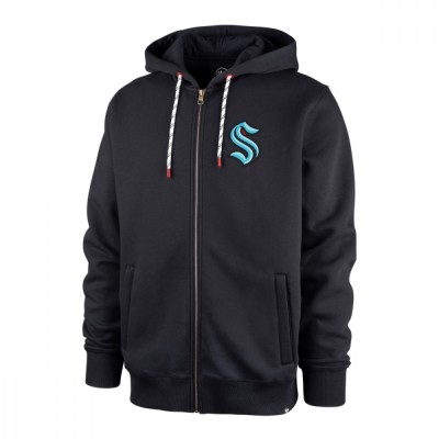 Seattle Kraken hanorac de bărbați cu glugă back check 47 morris full zip hood - XL foto