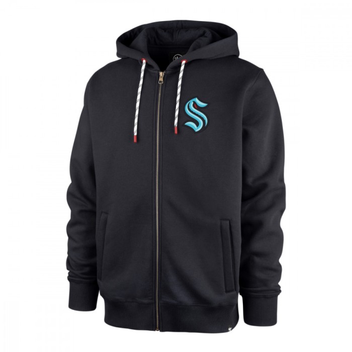 Seattle Kraken hanorac de bărbați cu glugă back check 47 morris full zip hood - XL