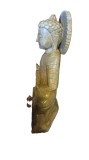 Statueta Buda vintage din opal verde brut