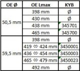 KYB 345700 Excel-G amortizor