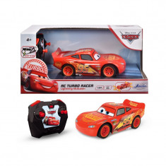 Masina cu telecomanda Fulger McQueen Simba, 17 cm, raza actiune 20 m, 4 ani+