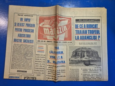 ziarul magazin 5 decembrie 1970 - articol cassius clay , adamclisi foto