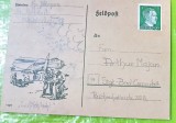 F964-WW2-3 Reich-Luftschlacht-Lupta aeriana-Posta Militara cu timbru A. Hitler.