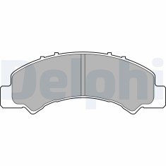 DELPHI LP2770 set placute frana,frana disc