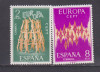 SPANIA 1972 EUROPA MI: 1985-1986 MNH, Nestampilat