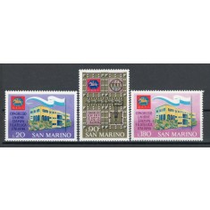 San Marino 1971 Mi 977/79 - Congresul Uniunii Presei Filatelice din Italia