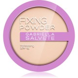 Gabriella Salvete Fixing Powder Hydrating pudră compactă SPF 15 culoare 01 Pure Nude 8 g