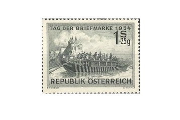 Austria 1954 - ziua marcii postale, neuzata