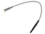 Cablu de &icirc;mpăm&acirc;ntare soclu 0,6mm cu mufă tip furcă gri CAL TEST