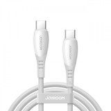 Cablu Date si Incarcare USB-C - USB-C Joyroom S-A59 Vibrant, 60W, 1.2m, Alb