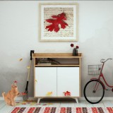 Cumpara ieftin Dulap Pantofi Springa Oak-Alb