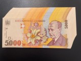 Romania 5000 lei, 1998, filigran mic, UNC
