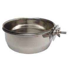 Suport &amp; castron inox cu surub 0,6 litri