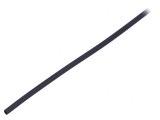 Manşon termocontractabil 1,6mm negru 400m