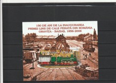 2006 LP 1734 PRIMA LINIE DE CALE FERATA ORAVITA-BUZIAS COLITA MNH NESTAMPILATA