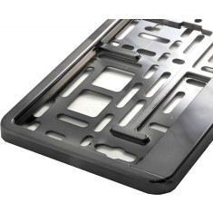 Suport numar inmatriculare din plastic, calitate Premium, culoare GRAFIT