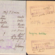 HST A1181 Lot 2 acte Cercul de recrutare Hunedoara 1934