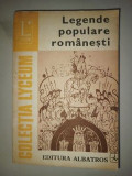 Legende populare romanesti