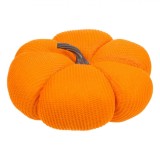 Decorațiune Masă Dovleac Tricotat, Model Portocaliu cu Coada Maro, 25x10cm, Oem