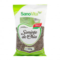 Seminte de Chia Sano Vita, 150g, Seminte Chia, Sano Vita Seminte Chia, Chia Sano Vita, Chia Neagra Sano Vita, Seminte de Chia Desert, Seminte de Chia