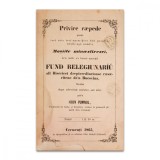 Aron Pumnul - Privire rapidă peste trei sute treisprezece de proprietăți așa numite Moșiile Mănăstirești, 1865