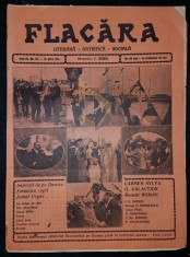 BANU C. (Director), FLACARA (Literara, Artistica si Sociala), Anul III, Numarul 30, 1914, Bucuresti foto