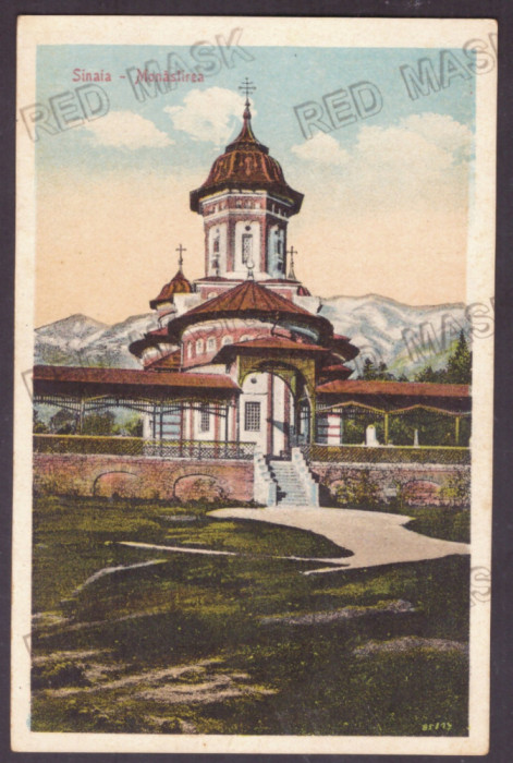 1349 - SINAIA, Prahova, Monastery, Romania - old postcard - unused