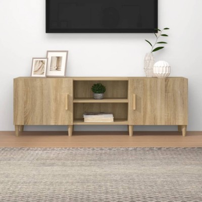 Comodă TV, stejar sonoma, 150x30x50 cm, lemn compozit foto