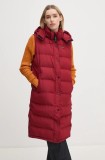 Pepe Jeans vesta BIBI VEST femei, culoarea portocaliu, de iarna, PL402439