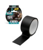 Banda adeziva intarita cu material BISON Grizzly Super Strong Neagra 10m