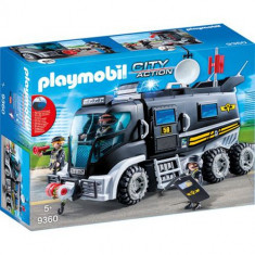 Set de Constructie Playmobil Camionul Echipei Swat - City Action foto