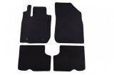 Covorase de podea din doua straturi, potrivite pentru Dacia Duster 4X2 2010-2013, din tesatura Rex, set de 4 bucati, negre Performance AutoTuning