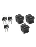 Set 3 butoane antifurt Menabo pentru suporturi de biciclete