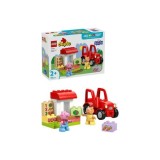 LEGO&reg; DUPLO Peppa Pig - Tractor si piata 10468, 18 piese