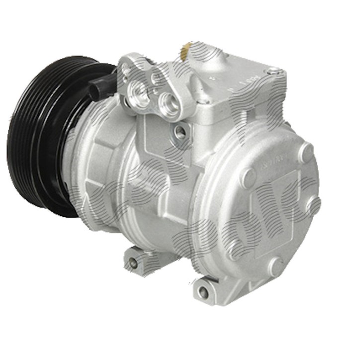 Compresor aer conditionat Hyundai Elantra, 2000-2006, motorizare 1.6/1, 8/2, 0, benzina/2.0 CRDI, diesel, rola curea 122 mm, 6 caneluri, de tip Doowo