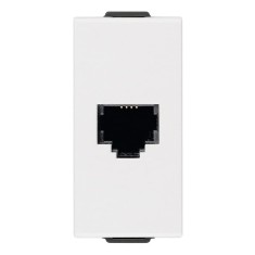 Priza telefon RJ11 1M Vimar Neve alb 09320
