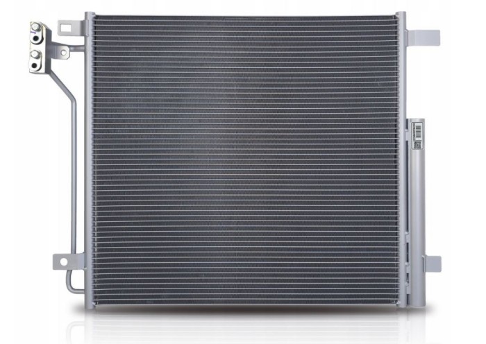 Condensator climatizare AC Jeep Grand Cherokee, motor: 2.0 T, 3.6 V6, 5.7 V8, Condensator cu filtru uscator; Phev, 605x555x16, miez si rezervor din