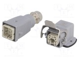 Conector HDC tată mamă soclu mufă 5 PIN set complet WEIDM&Uuml;LLER