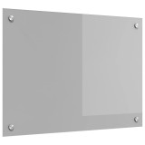 vidaXL Panou de bucătărie Gri deschis 70 x 50 cm sticlă securizată 42001227