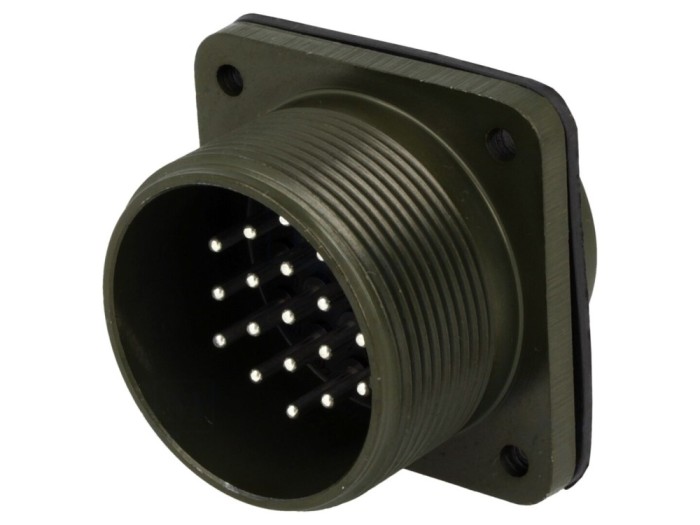 Conector circular tată, 19 pini