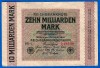 Bancnota Germania 10 Miliarde Mark 1923, Unifata - Bancnote Germane, Mark 1923