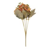 Cumpara ieftin Buchet flori artificiale portocalii verzi 10x10x32 cm