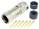 Conector M23 PIN 6 Tată Crimpat Drept IP67