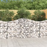 Coșuri gabion arcuite 25 buc, 200x30x100/120 cm fier galvanizat