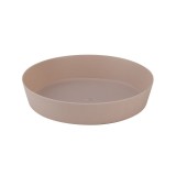 Farfurie ghiveci Gardena, plastic, rotunda, mocca, D 20 cm