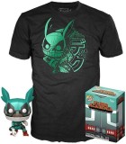 Set figurina si tricou - My Hero Academia - Deku with Helmet, M | Funko