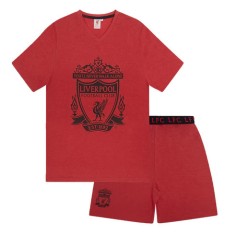 FC Liverpool pijamale de bărbați Short Red Marl - L foto