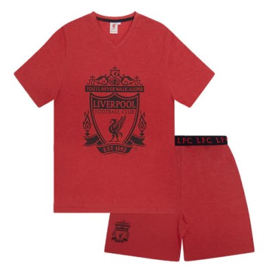 FC Liverpool pijamale de bărbați Short Red Marl - M foto